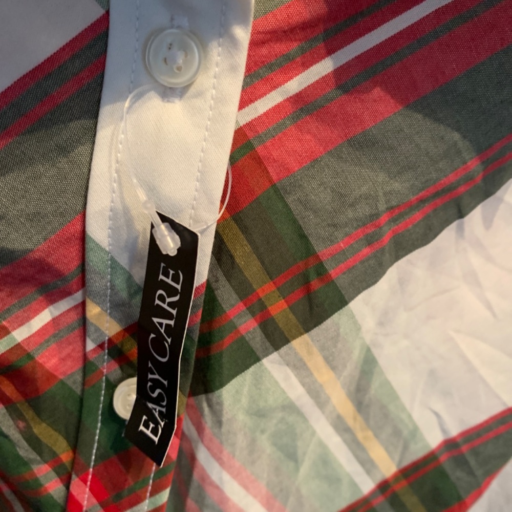 Kim Rogers easy care plaid shirt. NWT. Retsil‎ 46 - Picture 3 of 6